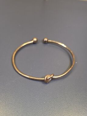 Gold Knot Open Cuff Bracelet - Women Jewelry